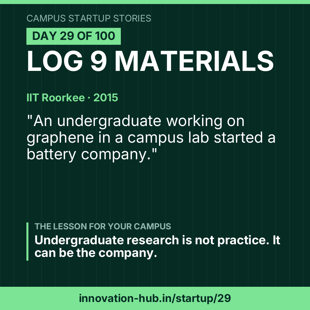 Log 9 Materials